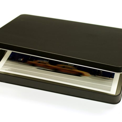 Coffret métal noir mat A4