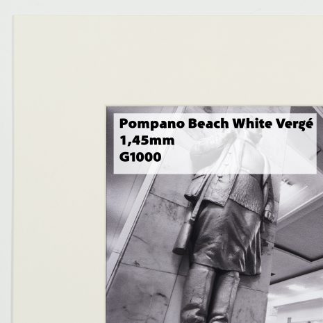 Pompano Beach White Vergé G1000 1,45mm 2